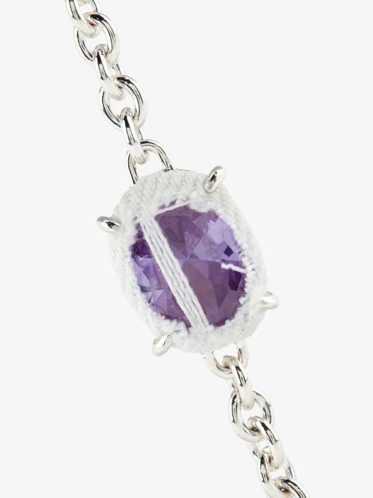 Sterling Silver Cross Chain Bracelet