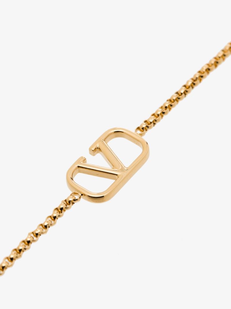 Gold Tone Vlogo Signature Bracelet