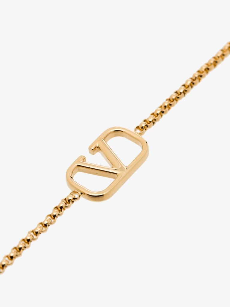Gold Tone Vlogo Signature Bracelet