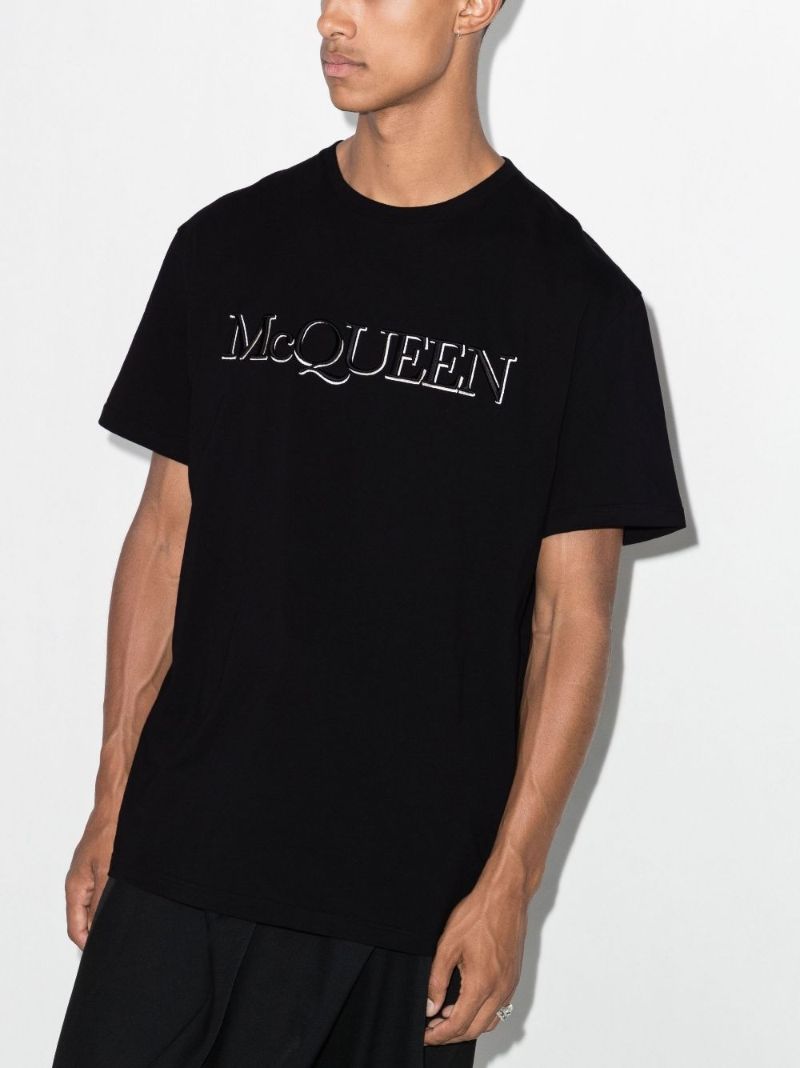 Embroidered Logo Cotton T-shirt