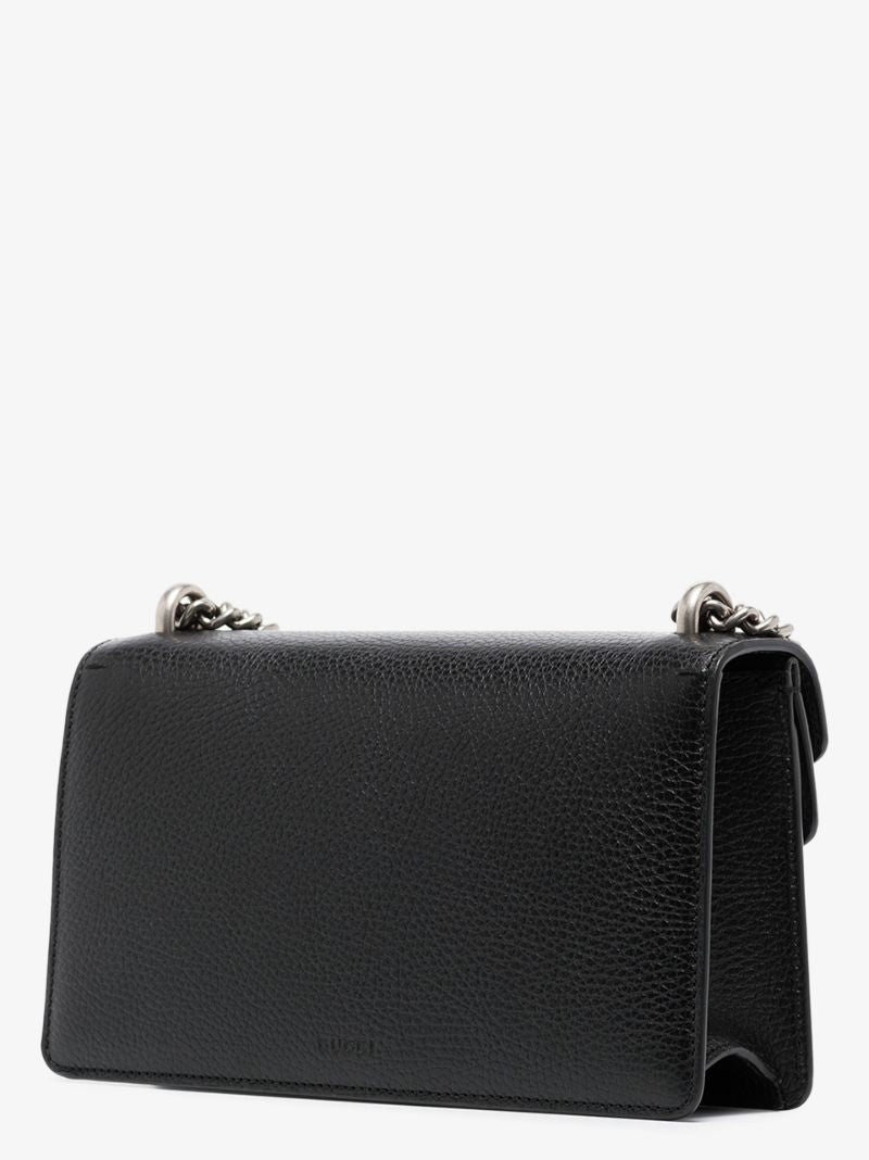 Black Dionysus Leather Shoulder Bag