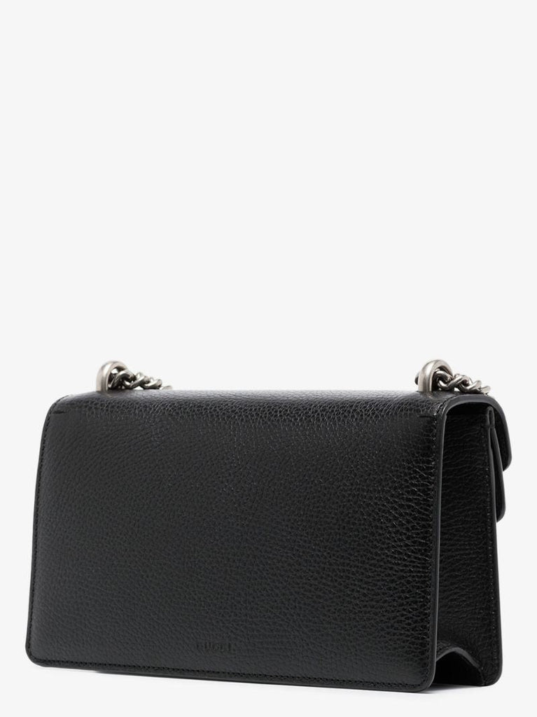 Black Dionysus Leather Shoulder Bag