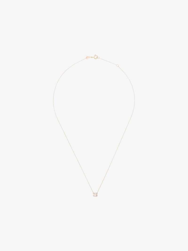 14k Yellow Gold Diamond Necklace