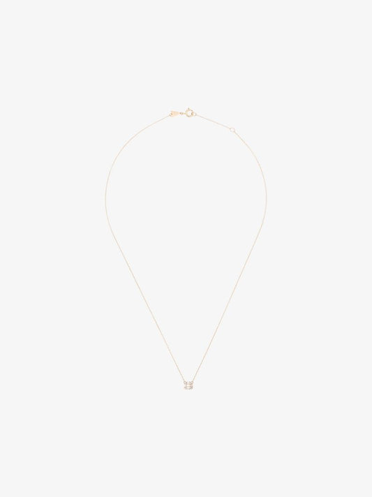 14k Yellow Gold Diamond Necklace
