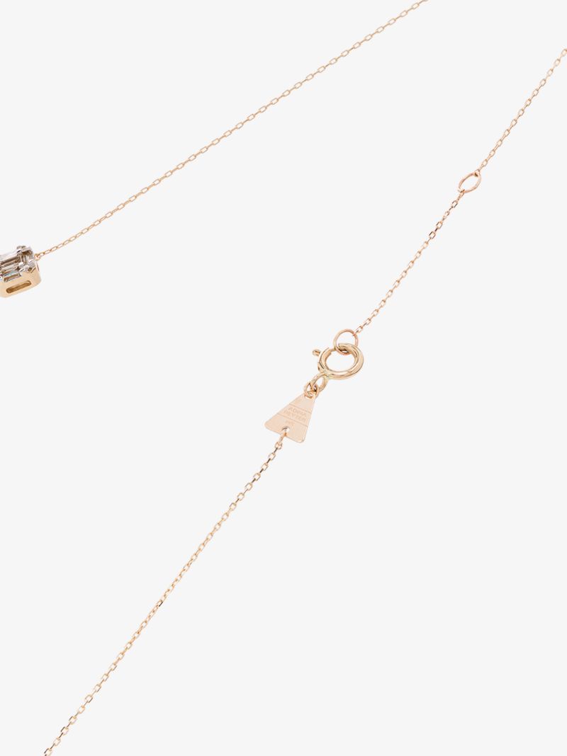 14k Yellow Gold Diamond Necklace
