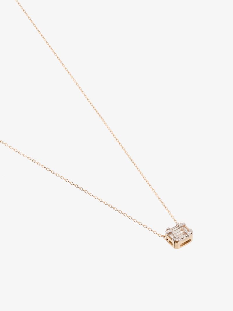 14k Yellow Gold Diamond Necklace