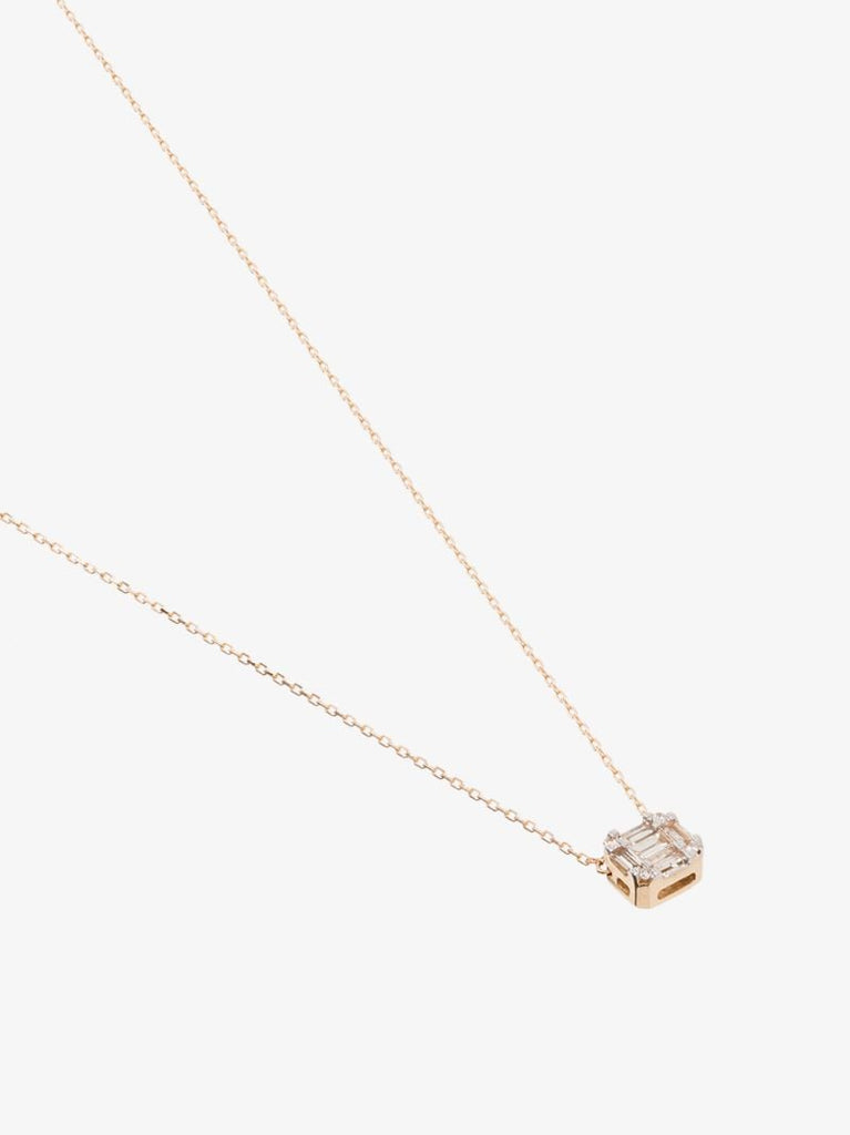 14k Yellow Gold Diamond Necklace