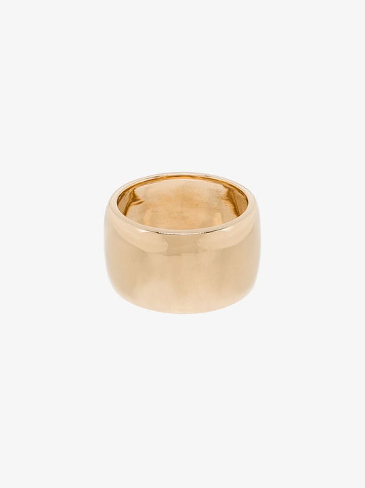 14k Yellow Gold Barrel Ring