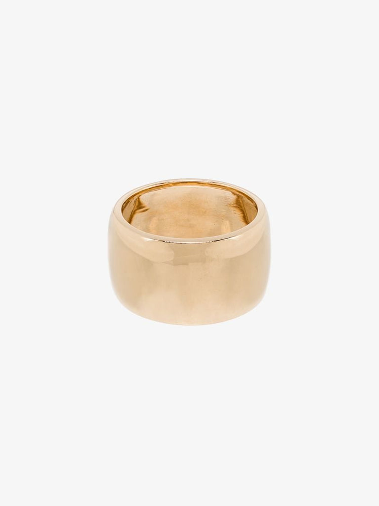 14k Yellow Gold Barrel Ring