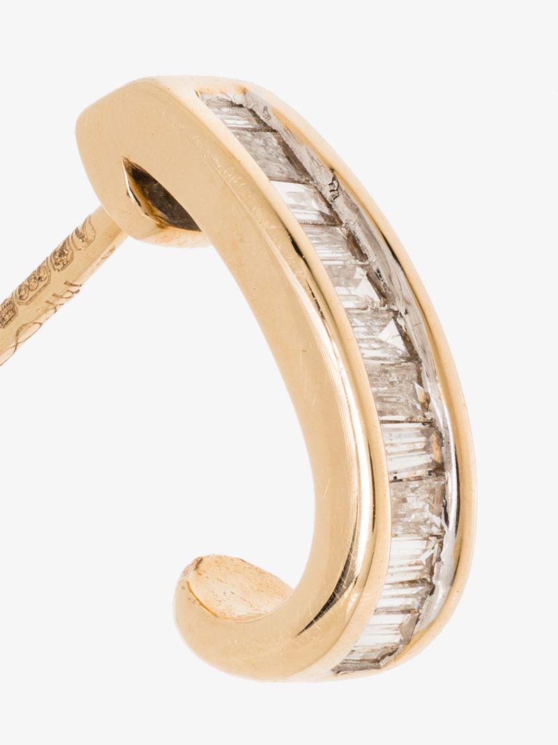 14k Yellow Gold Heirloom Diamond Earrings