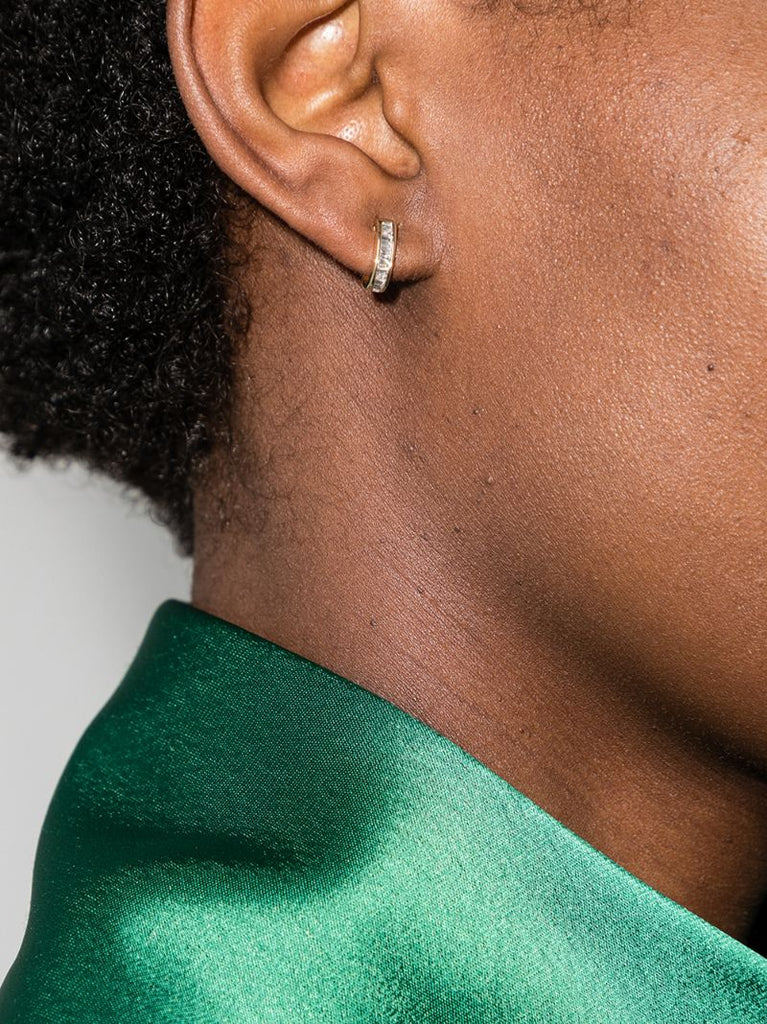 14k Yellow Gold Heirloom Diamond Earrings