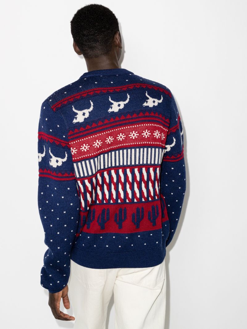 Xmas Eve Fair Isle Wool Sweater