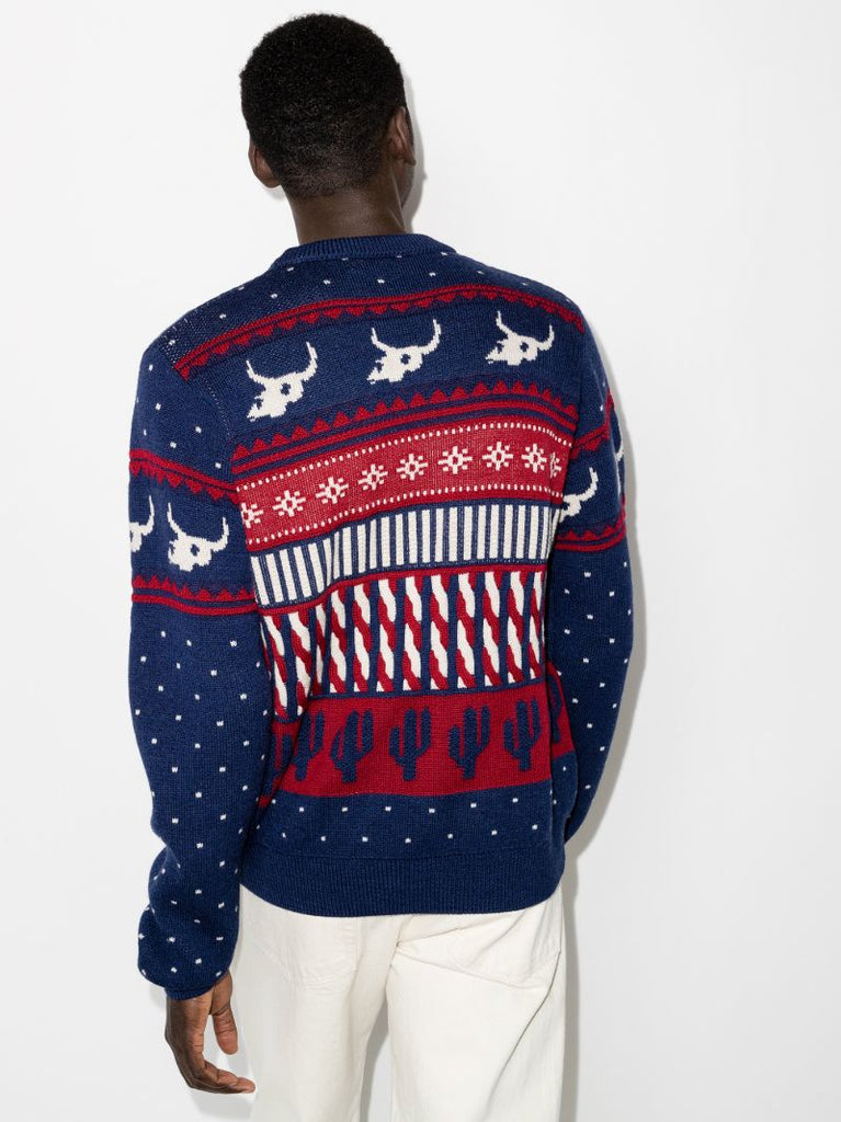 Xmas Eve Fair Isle Wool Sweater