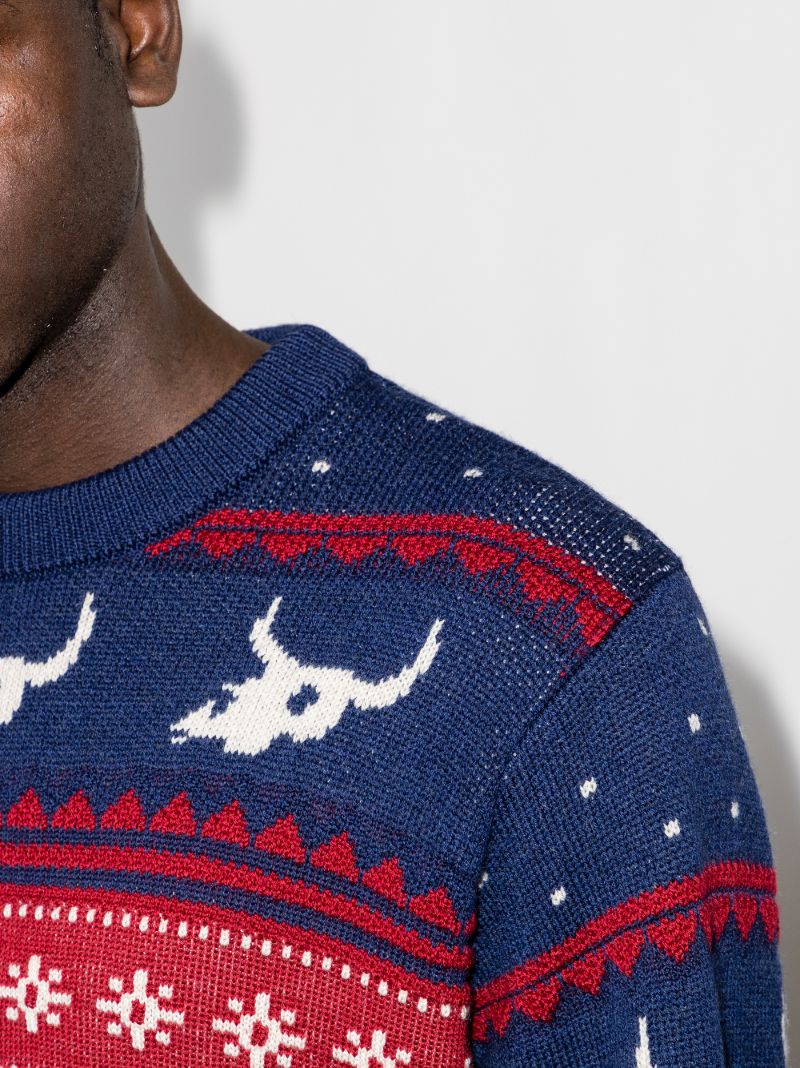 Xmas Eve Fair Isle Wool Sweater