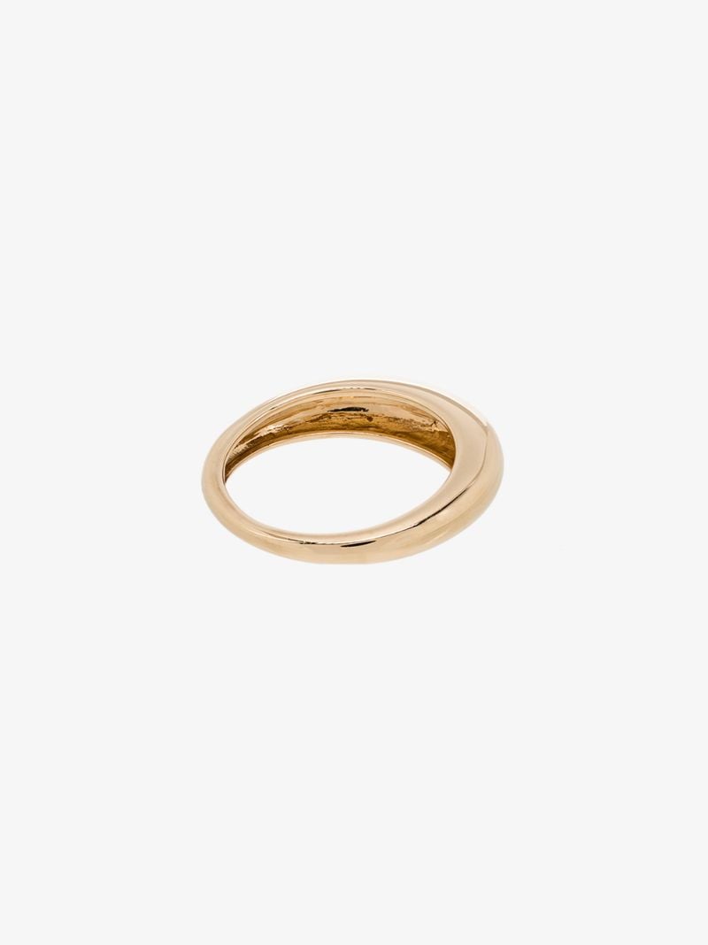 14k Yellow Gold Small Dome Ring