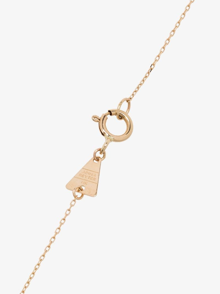 14k Yellow Gold Horseshoe Diamond Necklace