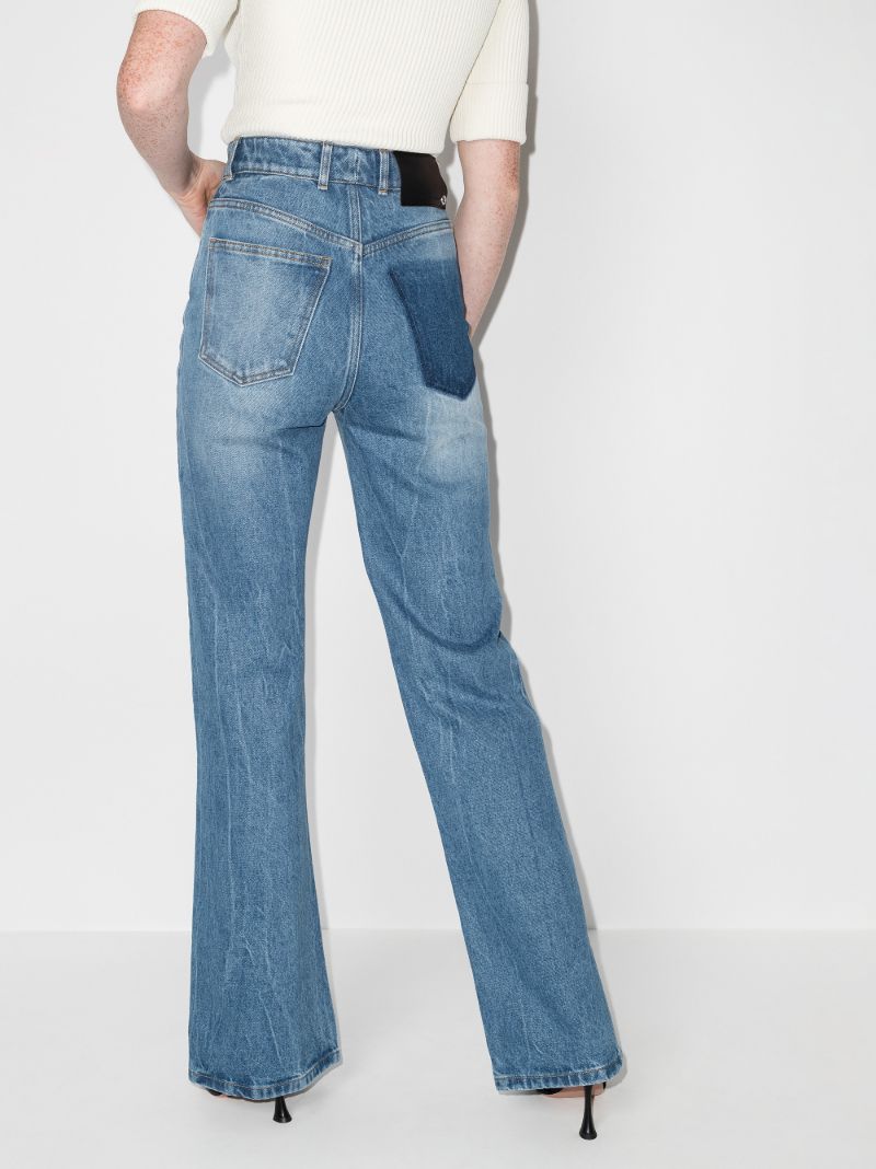 High Waist Flared Jeans