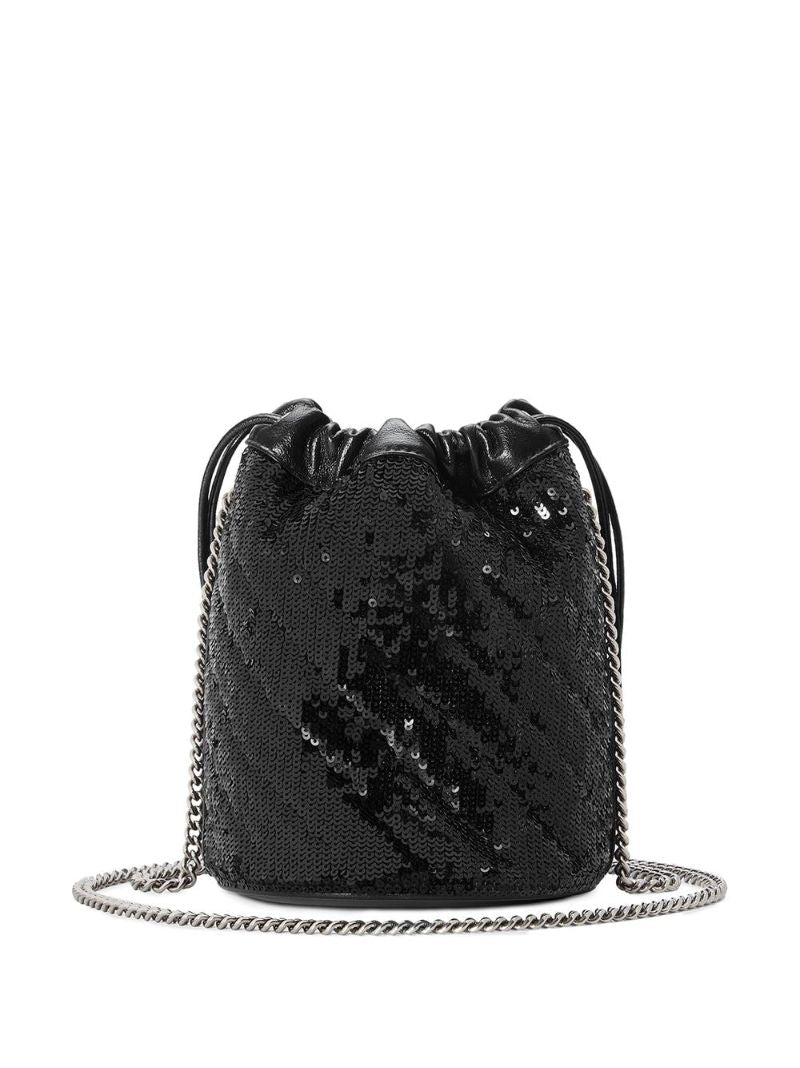 Brown Ophidia Gg Supreme Clutch Bag