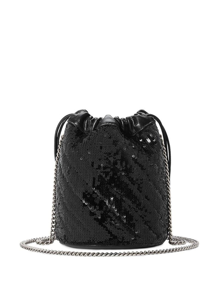 Brown Ophidia Gg Supreme Clutch Bag