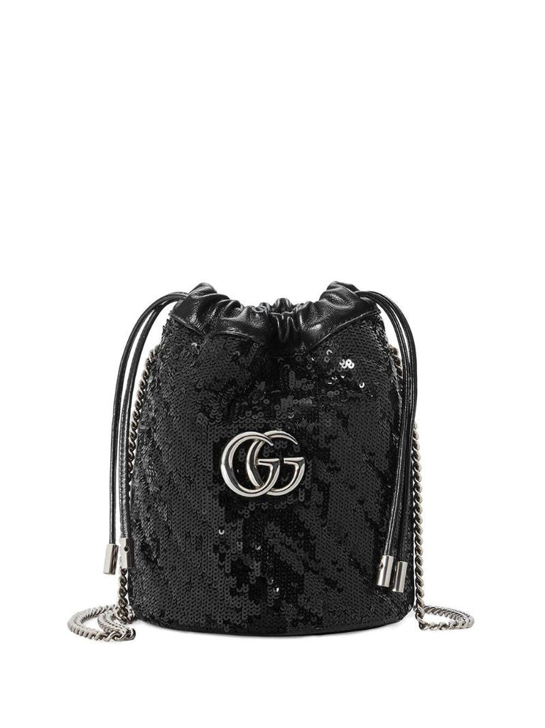 Brown Ophidia Gg Supreme Clutch Bag