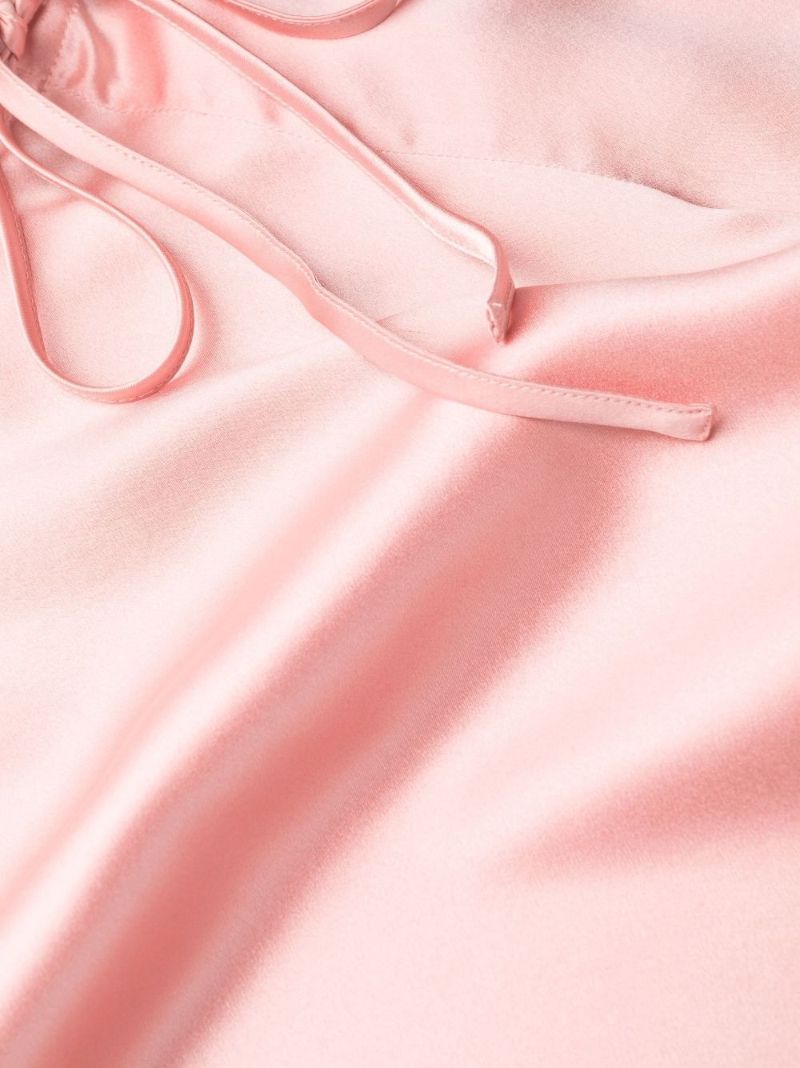Pink Silk Pyjama Set