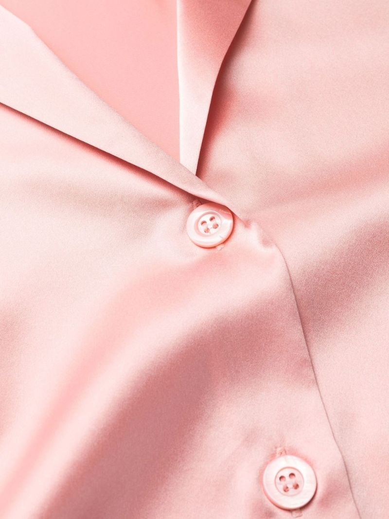 Pink Silk Pyjama Set