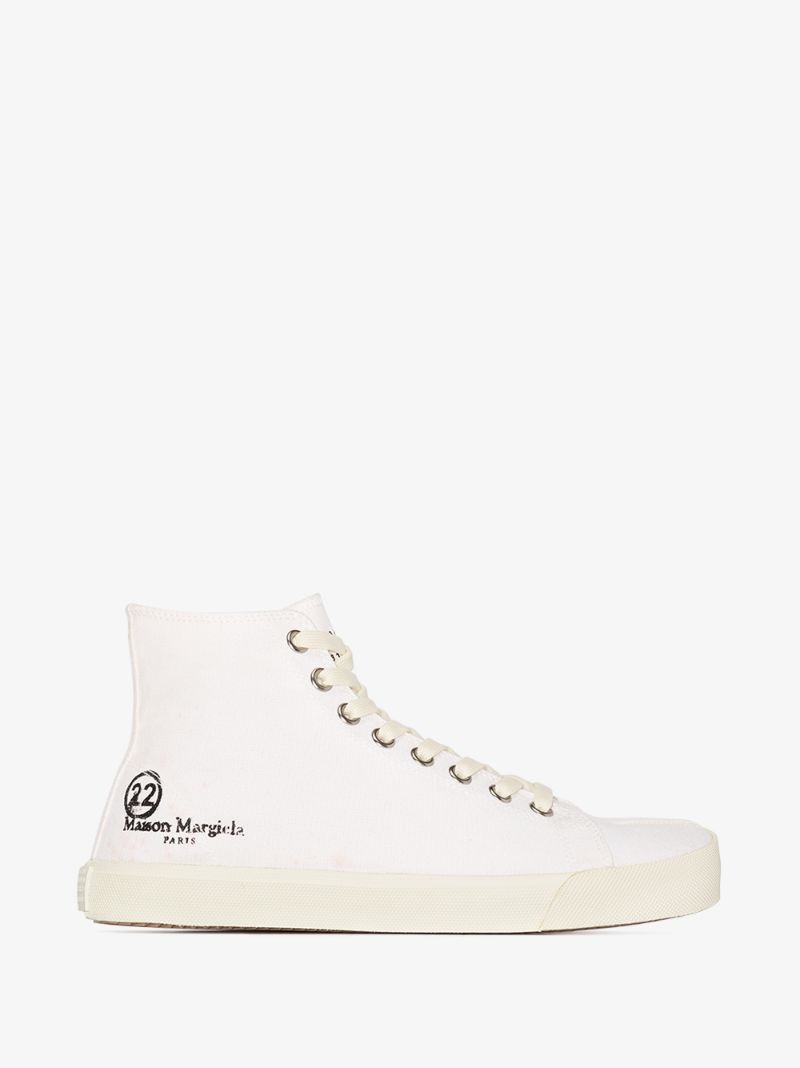 White Tabi High Top Sneakers