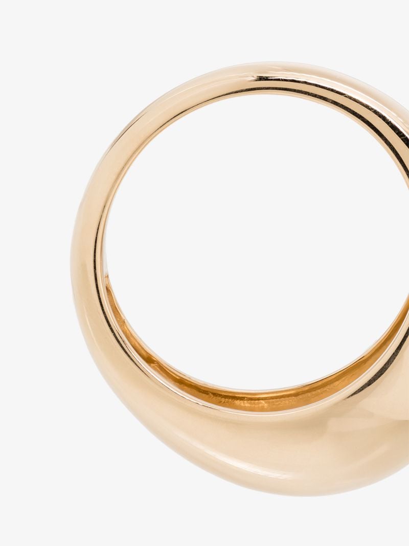 14k Yellow Gold Large Dome Ring