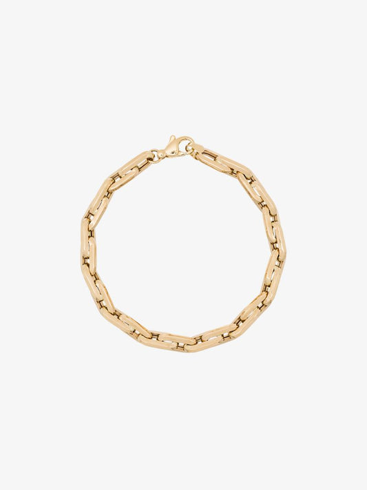 14k Yellow Gold Thick Cable Chain Bracelet