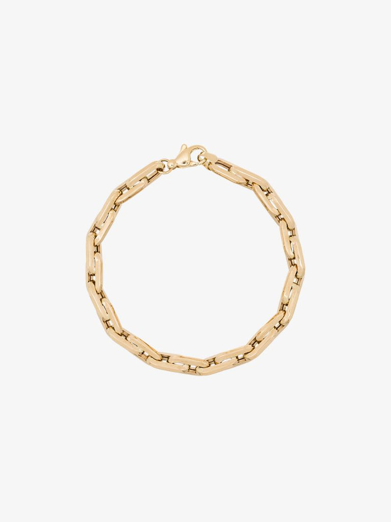 14k Yellow Gold Thick Cable Chain Bracelet