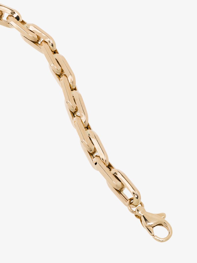 14k Yellow Gold Thick Cable Chain Bracelet