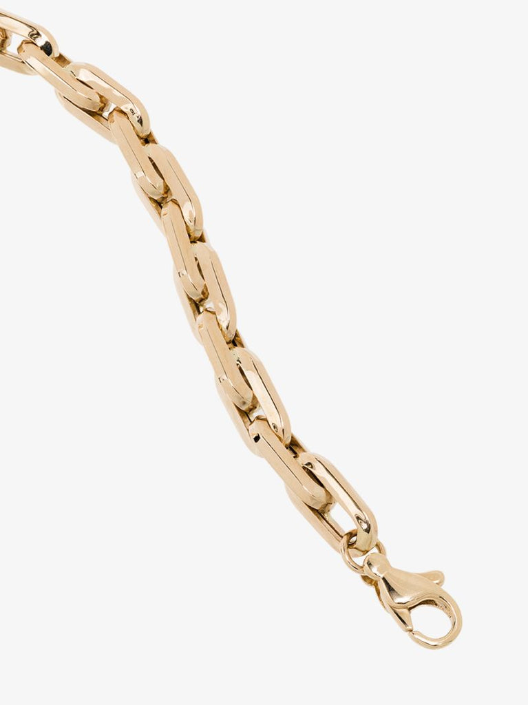 14k Yellow Gold Thick Cable Chain Bracelet