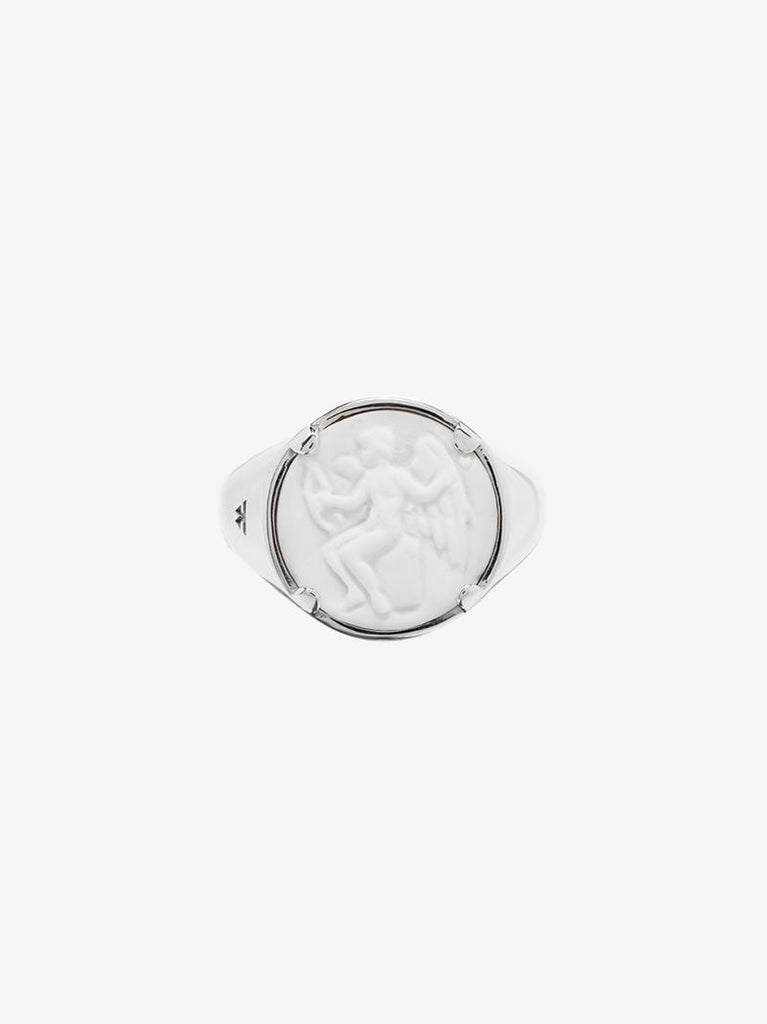 Sterling Silver Cameo Eros Ring