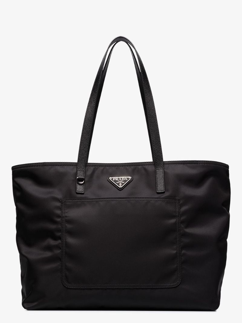 Nylon Logo Tote Bag