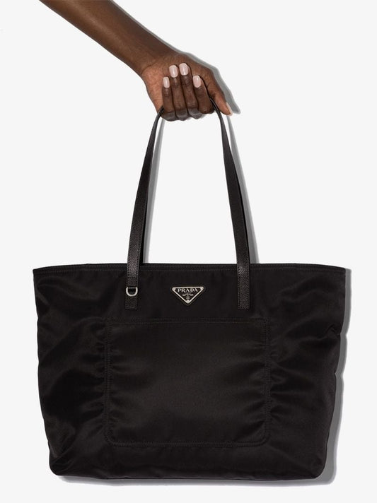 Nylon Logo Tote Bag