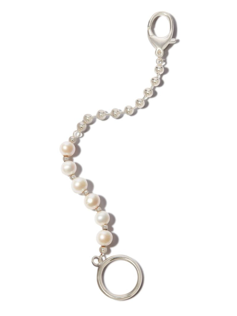 Sterling Silver 50/50 Pearl Bracelet