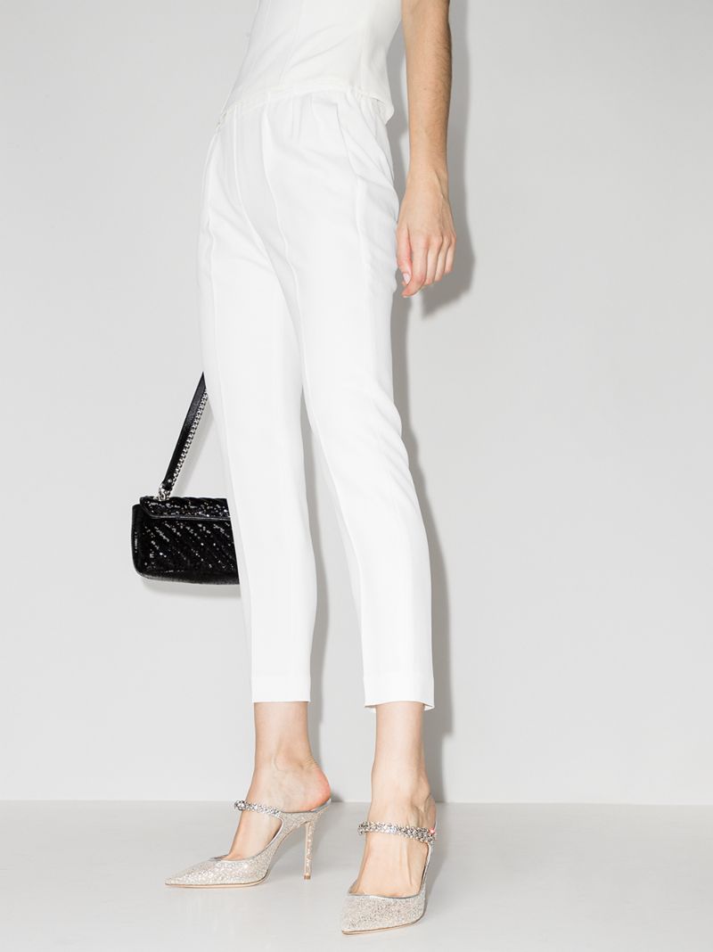 Silver Bing 100 Embellished Mules