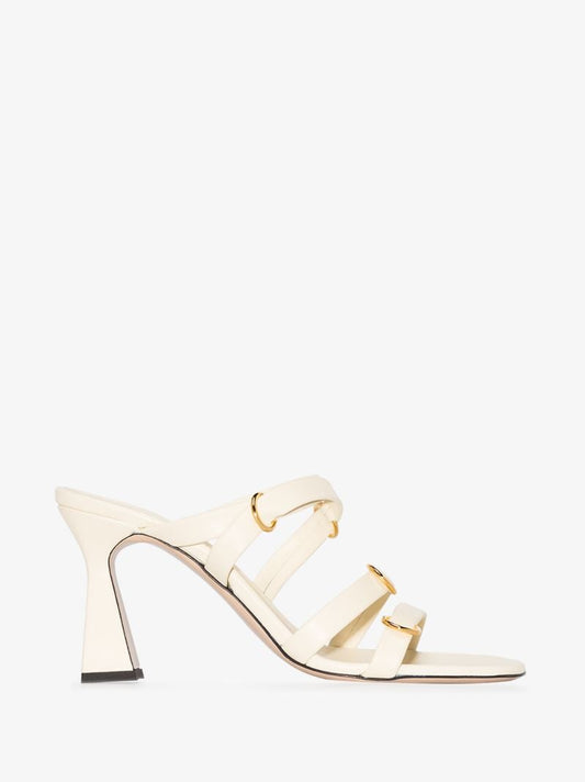 Neutral Lara 85 Leather Sandals