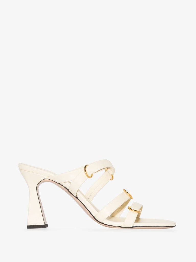Neutral Lara 85 Leather Sandals