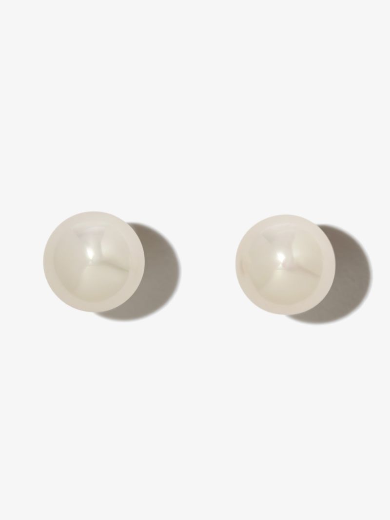 Sterling Silver Pearl Stud Earrings