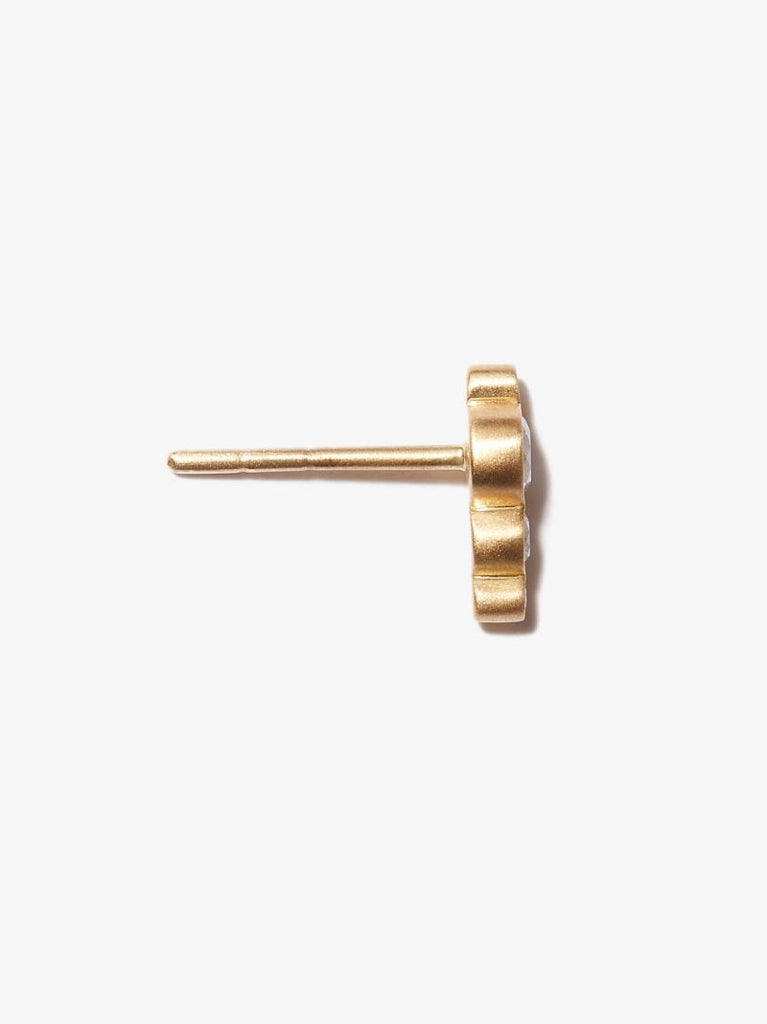 18k Yellow Gold Flacon Diamond Earring