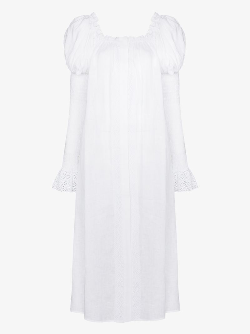 Opera Linen Midi Dress