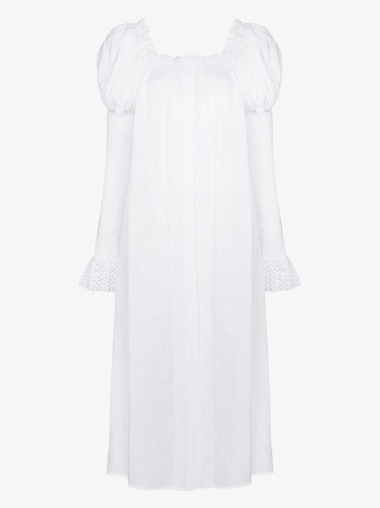 Opera Linen Midi Dress