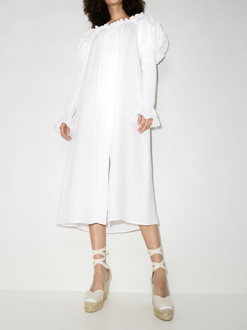 Opera Linen Midi Dress
