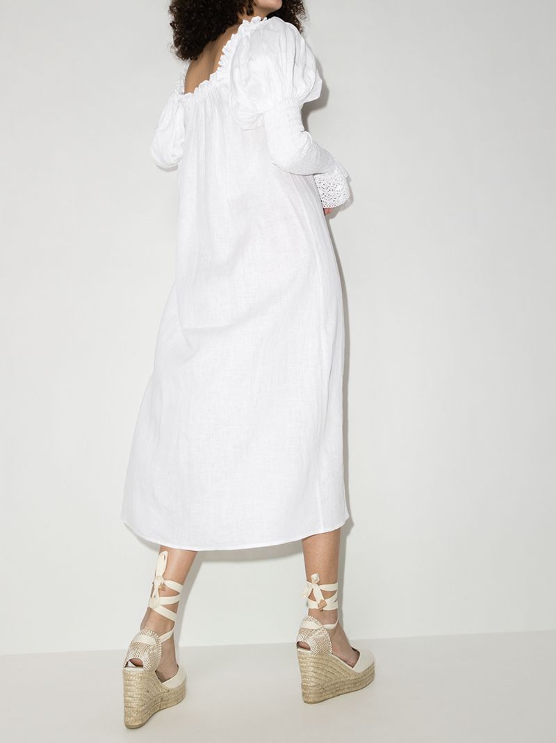 Opera Linen Midi Dress