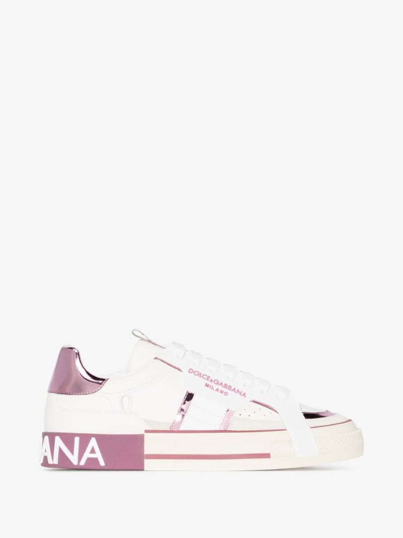 White 2zero Leather Sneakers