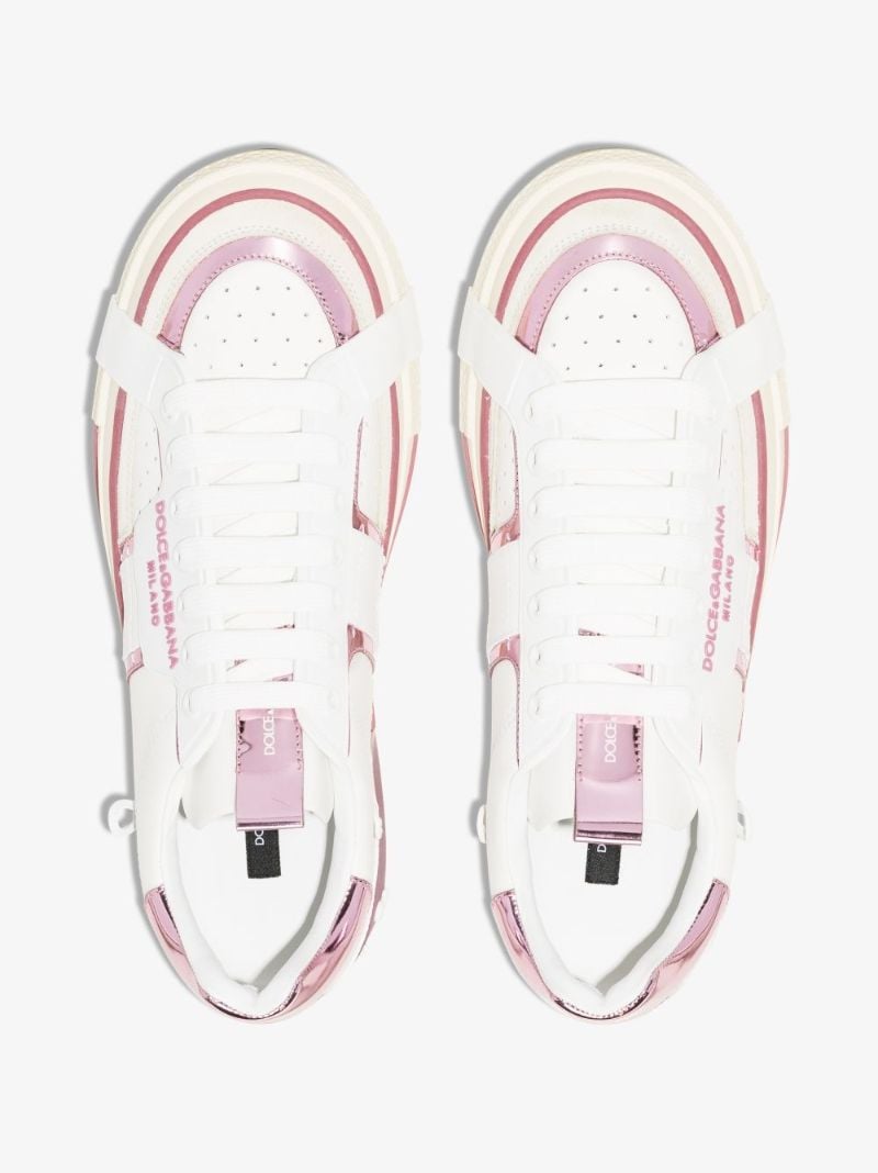 White 2zero Leather Sneakers