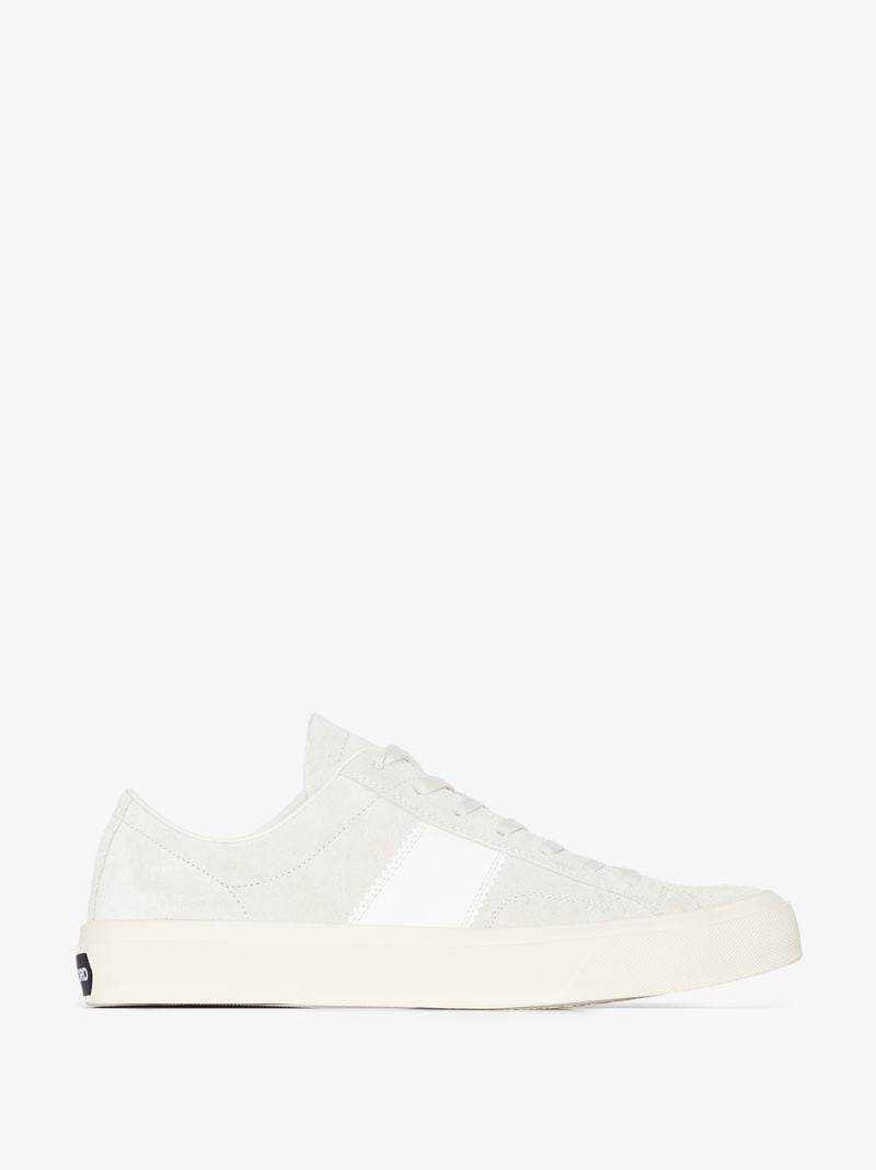 White Cambridge Suede Sneakers