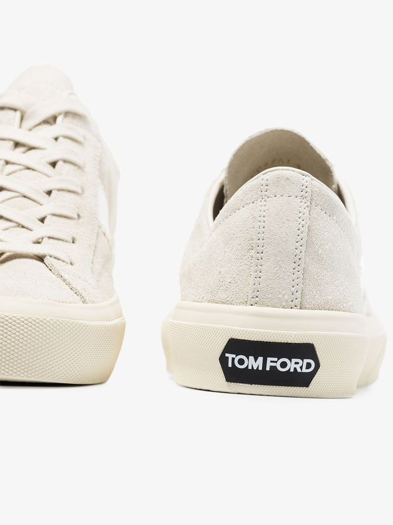 White Cambridge Suede Sneakers