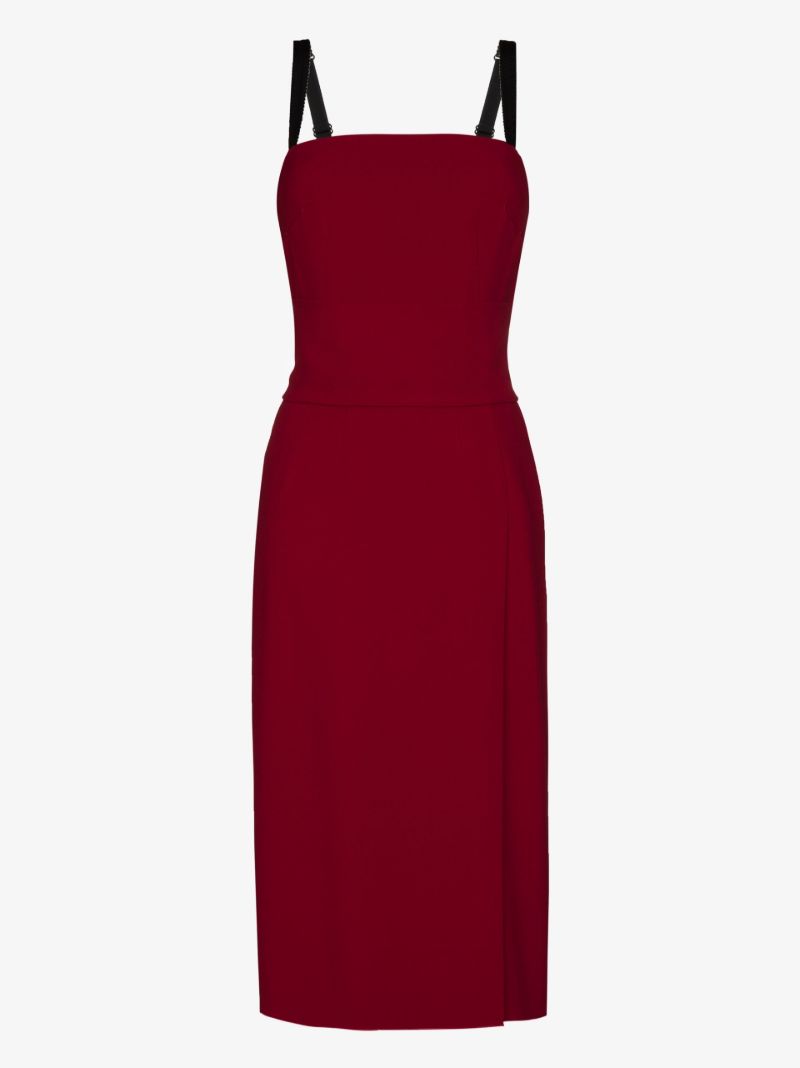 Square Neck Midi Dress